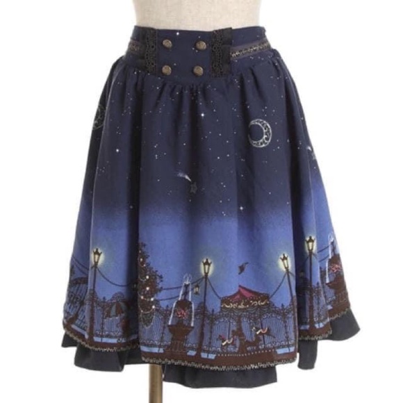 Axes Femme Starry Sky Night Lolita Shirt sk - Picture 1 of 3